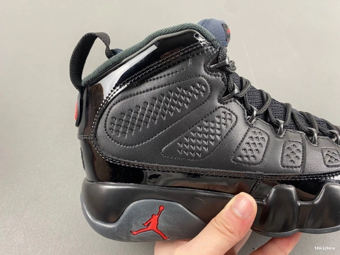 Cheap TBK Jordan 9 Air 302370-014 Bred Retro Patent 0713